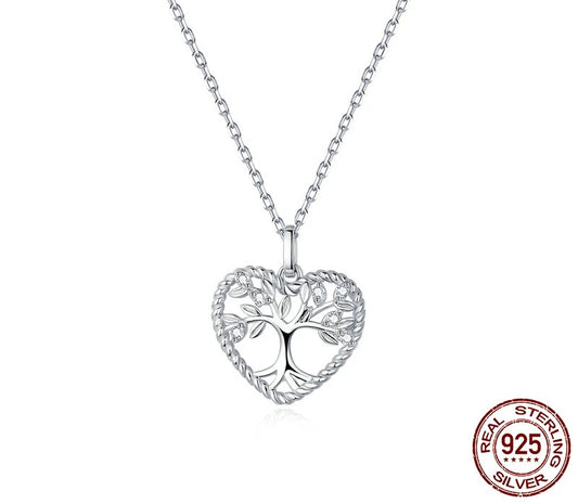 Tree of Life Heart Necklace