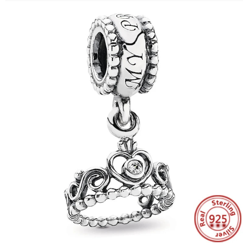 Heart Beads Fit Original Pandora Charms Bracelet